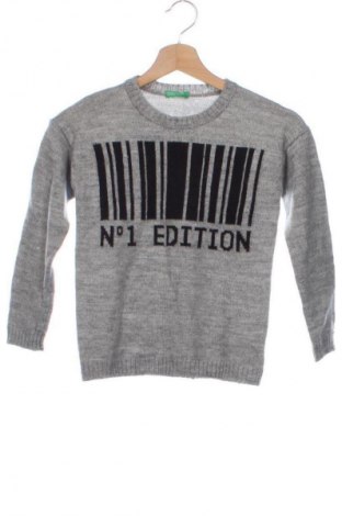 Παιδικό πουλόβερ United Colors Of Benetton, Μέγεθος 7-8y/ 128-134 εκ., Χρώμα Γκρί, Τιμή 7,99 €