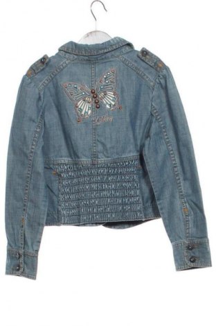 Kinderjacke DKNY, Größe 7-8y/ 128-134 cm, Farbe Blau, Preis 26,99 €
