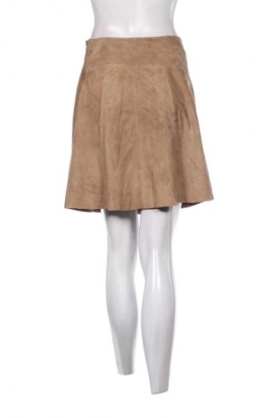 Fustă de piele Jofama, Mărime S, Culoare Bej, Preț 168,33 Lei