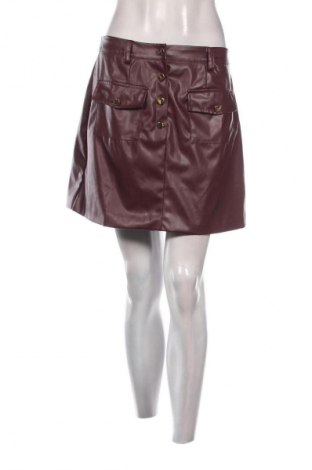 Kožená sukně  SHEIN, Velikost M, Barva Červená, Cena  189,00 Kč