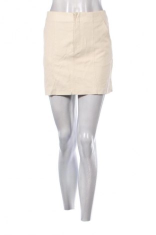 Кожена пола Zara, Размер S, Цвят Екрю, Цена 6,13 €