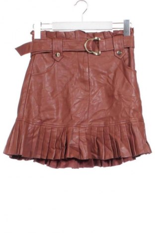Δερμάτινη φούστα Zara, Μέγεθος XS, Χρώμα Καφέ, Τιμή 8,99 €