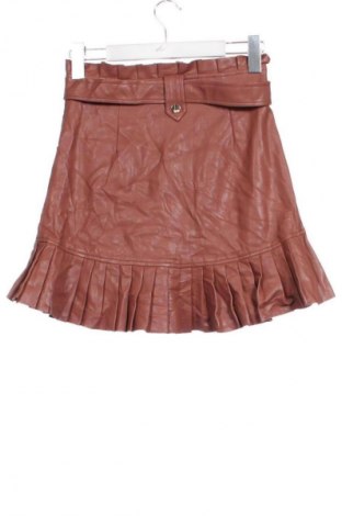Δερμάτινη φούστα Zara, Μέγεθος XS, Χρώμα Καφέ, Τιμή 8,99 €
