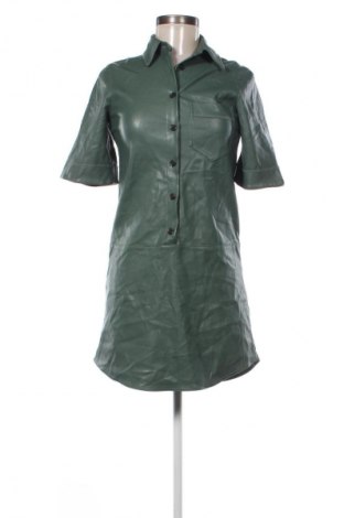 Δερμάτινο φόρεμα Mango, Μέγεθος XS, Χρώμα Πράσινο, Τιμή 11,99 €