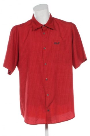 Herrenhemd Jack Wolfskin, Größe 3XL, Farbe Rot, Preis € 20,99