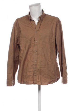 Ανδρικό πουκάμισο Marks & Spencer, Μέγεθος XXL, Χρώμα Καφέ, Τιμή 9,99 €