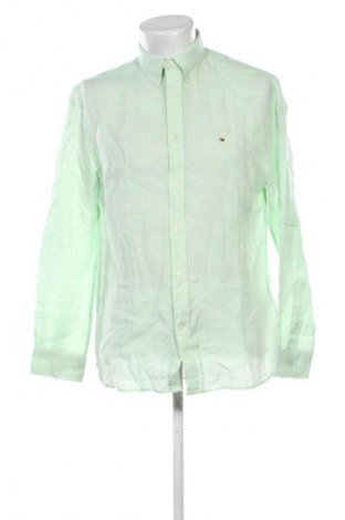 Herrenhemd Tommy Hilfiger, Größe L, Farbe Grün, Preis 122,99 €, #135214869