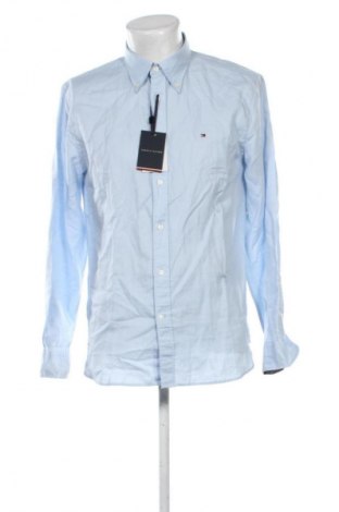 Męska koszula Tommy Hilfiger, Rozmiar L, Kolor Niebieski, Cena 294,99 zł, #135215098