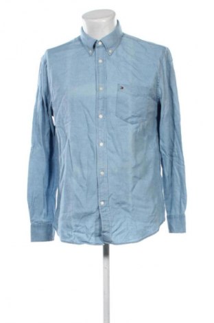 Męska koszula Tommy Hilfiger, Rozmiar L, Kolor Niebieski, Cena 493,99 zł