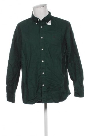 Męska koszula Tommy Hilfiger, Rozmiar XL, Kolor Zielony, Cena 404,99 zł