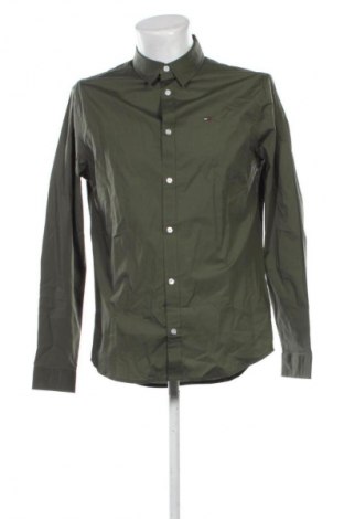 Мъжка риза Tommy Jeans, Размер L, Цвят Зелен, Цена 21,98 €, #135221365