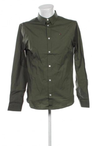 Herrenhemd Tommy Jeans, Größe L, Farbe Grün, Preis 77,99 €