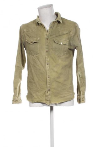 Мъжка риза Zara, Размер M, Цвят Зелен, Цена 17,89 €