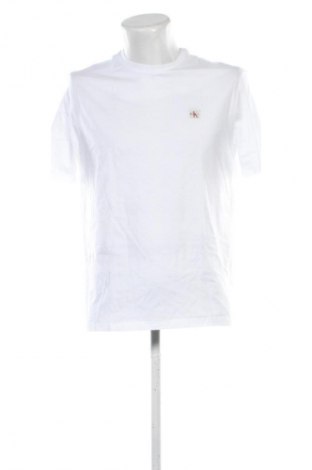 Ανδρικό t-shirt Calvin Klein Jeans, Μέγεθος M, Χρώμα Λευκό, Τιμή 36,99 €