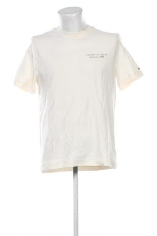 Tricou de bărbați Tommy Hilfiger, Mărime M, Culoare Ecru, Preț 322,99 Lei, #135198493