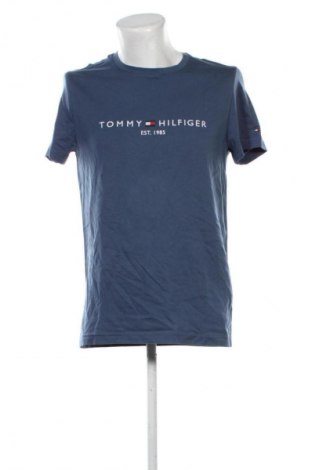 Tricou de bărbați Tommy Hilfiger, Mărime L, Culoare Albastru, Preț 172,99 Lei, #135212889