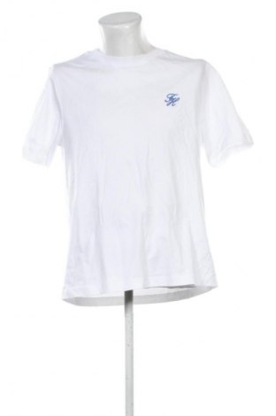 Męski T-shirt Tommy Hilfiger, Rozmiar L, Kolor Biały, Cena 271,99 zł