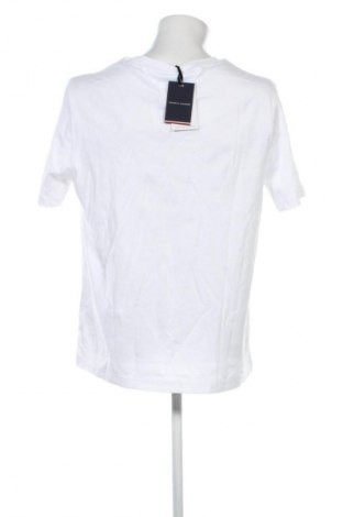 Męski T-shirt Tommy Hilfiger, Rozmiar L, Kolor Biały, Cena 271,99 zł