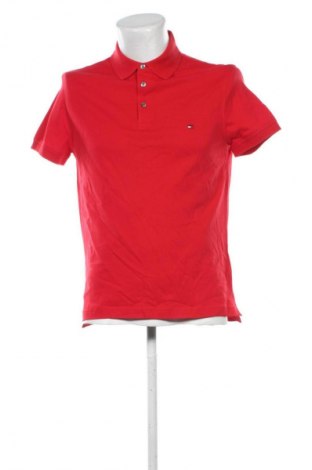 Męski T-shirt Tommy Hilfiger, Rozmiar L, Kolor Czerwony, Cena 361,99 zł, #135213383