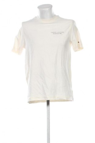 Męski T-shirt Tommy Hilfiger, Rozmiar S, Kolor ecru, Cena 271,99 zł, #135214505