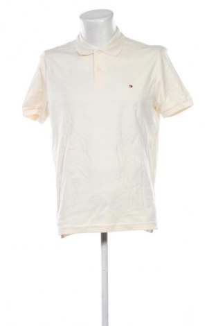 Męski T-shirt Tommy Hilfiger, Rozmiar L, Kolor ecru, Cena 404,99 zł, #135214572