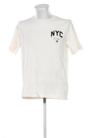 Tricou de bărbați Tommy Hilfiger, Mărime L, Culoare Ecru, Preț 241,99 Lei, #135218650