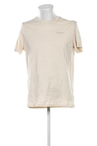 Tricou de bărbați Tommy Jeans, Mărime L, Culoare Bej, Preț 161,99 Lei, #135216916
