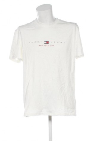 Męski T-shirt Tommy Jeans, Rozmiar XL, Kolor Biały, Cena 158,99 zł