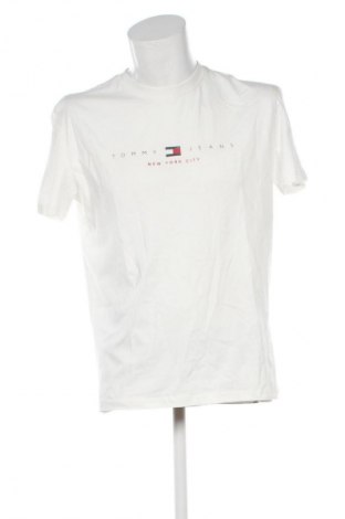 Herren Shirt Tommy Jeans, Größe M, Farbe Weiß, Preis 37,99 €