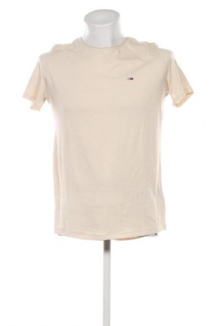 Tricou de bărbați Tommy Jeans, Mărime M, Culoare Bej, Preț 151,99 Lei
