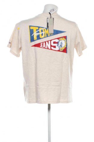 Tricou de bărbați Tommy Jeans, Mărime M, Culoare Bej, Preț 259,99 Lei