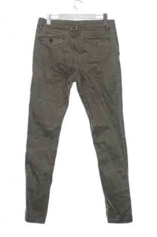 Pantaloni raiați de bărbați Jeanswest, Mărime M, Culoare Verde, Preț 58,99 Lei