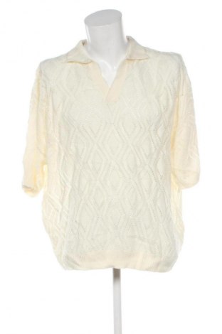 Pánský svetr  Boohoo, Velikost 3XL, Barva Krémová, Cena  299,00 Kč