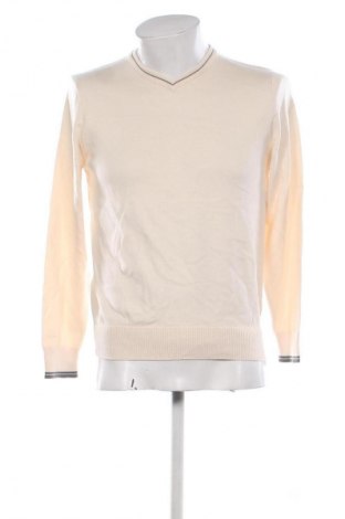 Ανδρικό πουλόβερ Bossini, Μέγεθος M, Χρώμα Εκρού, Τιμή 6,99 €