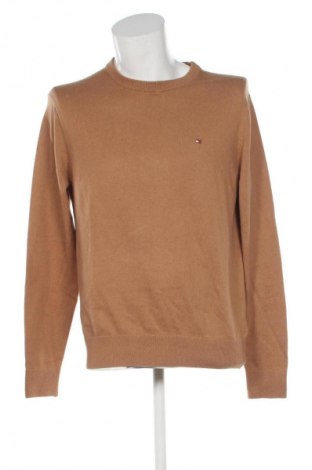 Pulover de bărbați Tommy Hilfiger, Mărime L, Culoare Maro, Preț 239,99 Lei