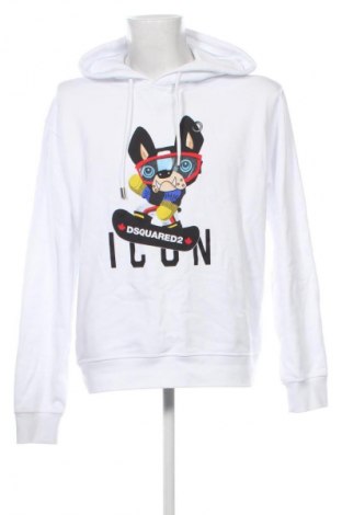 Pánska mikina  Dsquared2, Veľkosť XL, Farba Biela, Cena  173,95 €