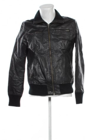Pánska kožená bunda  Jack & Jones, Veľkosť L, Farba Čierna, Cena  72,95 €