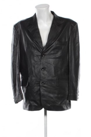 Мъжко кожено яке Unbranded, Размер XL, Цвят Черен, Цена 36,81 €