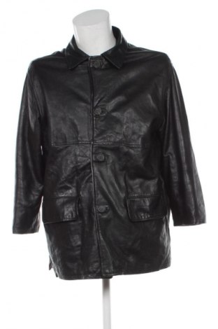 Мъжко кожено яке Unbranded, Размер XL, Цвят Черен, Цена 30,16 €