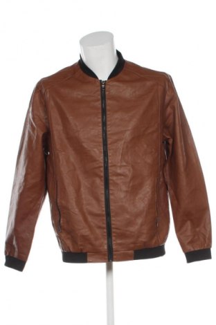 Pánská kožená bunda  Unbranded, Velikost XL, Barva Hnědá, Cena  499,00 Kč