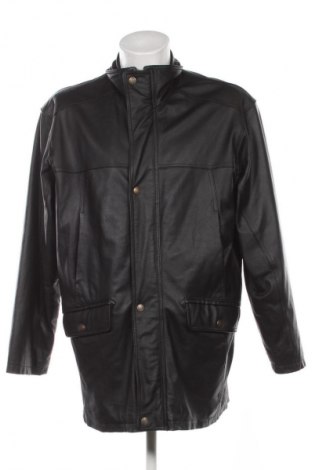 Мъжко кожено яке Unbranded, Размер L, Цвят Черен, Цена 21,98 €
