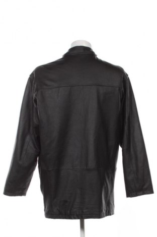 Мъжко кожено яке Unbranded, Размер L, Цвят Черен, Цена 21,98 €