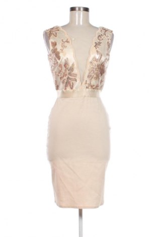 Rochie Goddiva, Mărime XL, Culoare Bej, Preț 197,99 Lei