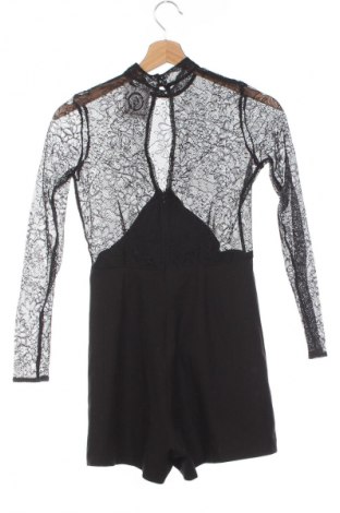 Дамски къс гащеризон Oh My Love, Размер XS, Цвят Черен, Цена 3,06 €