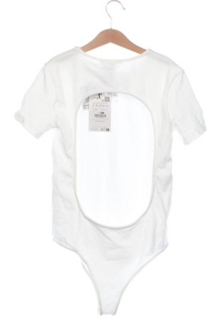 Дамска блуза - боди Pull&Bear, Размер M, Цвят Бял, Цена 7,66 €