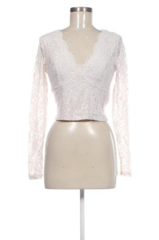 Γυναικεία μπλούζα Amisu, Μέγεθος M, Χρώμα Εκρού, Τιμή 2,99 €