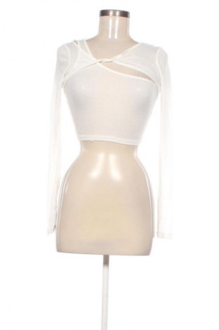 Bluză de femei Bershka, Mărime S, Culoare Alb, Preț 51,99 Lei