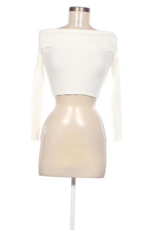 Дамска блуза Bershka, Размер S, Цвят Екрю, Цена 13,29 €