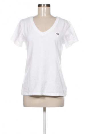 Дамска тениска Calvin Klein Jeans, Размер L, Цвят Бял, Цена 40,90 €