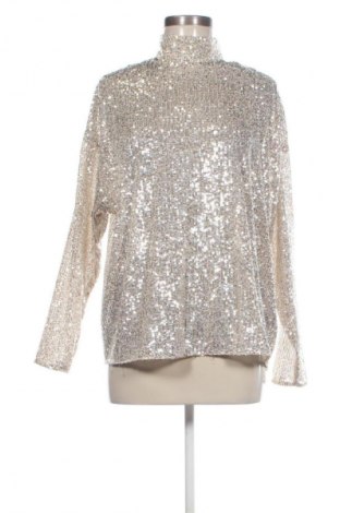 Дамска блуза H&M, Размер S, Цвят Сребрист, Цена 3,06 €